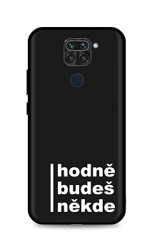 Zadní silikonový kryt DARK na Xiaomi Redmi Note 9 Hodně budeš někde