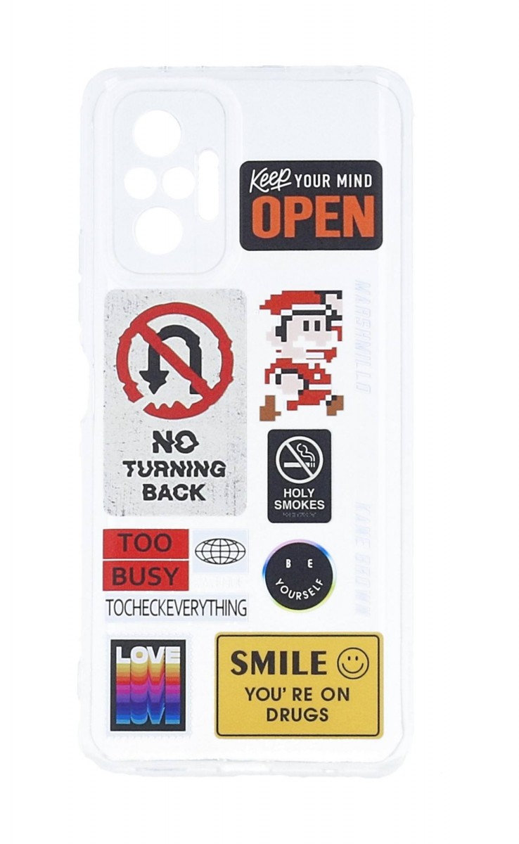 Levně Kryt TopQ Xiaomi Redmi Note 10 Pro Loga 94697 (pouzdro neboli obal na mobil Xiaomi Redmi Note 10 Pro)
