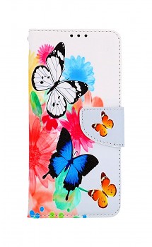 Knížkové pouzdro na Vivo Y01 Barevné s motýlky