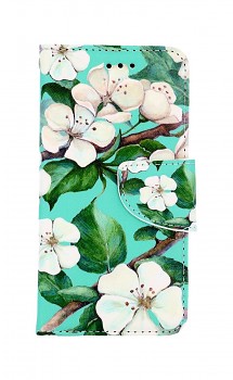Knížkové pouzdro na iPhone SE 2022 Malované květy