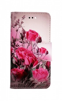 Knížkové pouzdro na iPhone SE 2022 Romantické růže