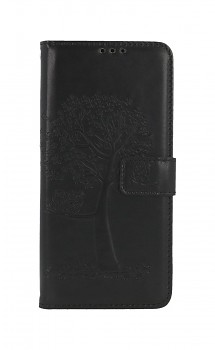 Knížkové pouzdro na Vivo Y01 Černý strom sovičky