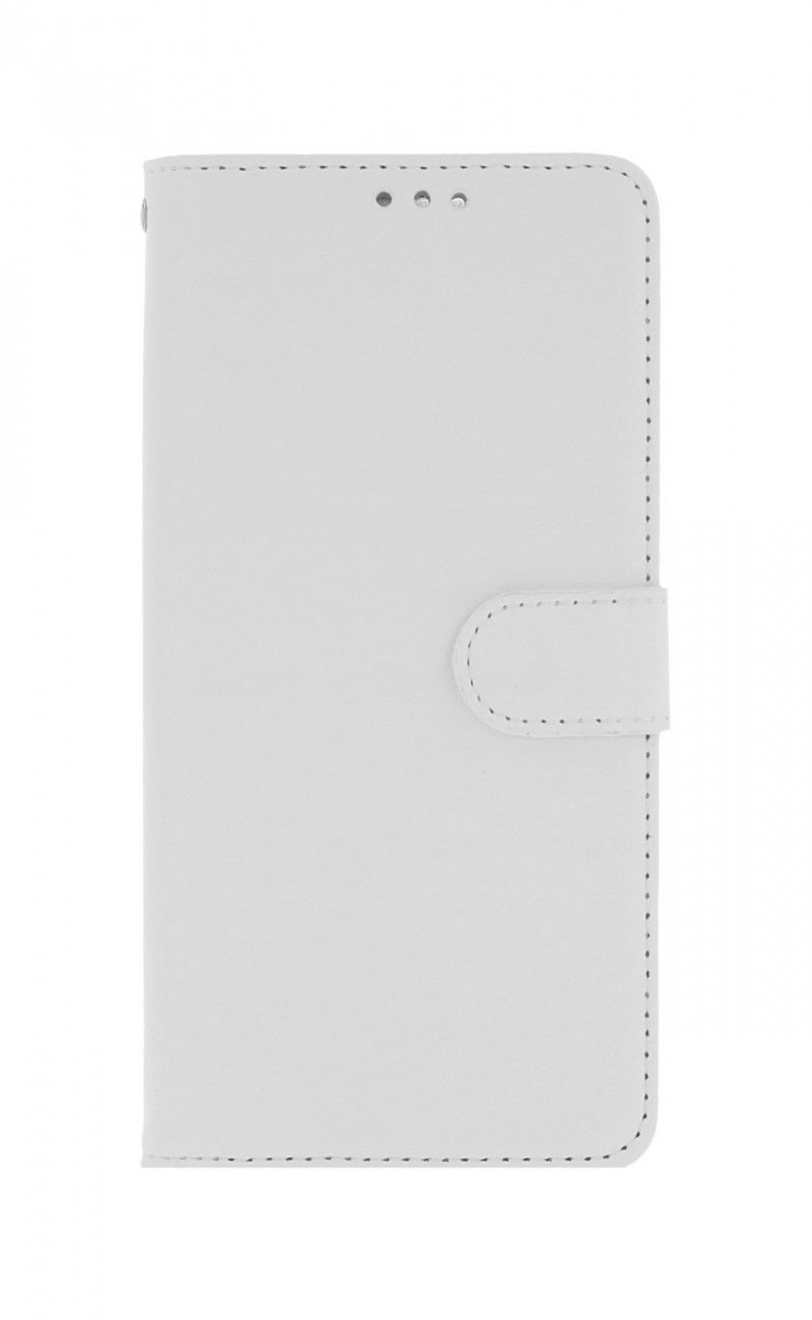 Pouzdro TopQ Realme C31 knížkové bílé s přezkou 74870 (obal neboli kryt Realme C31)