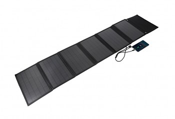 Solární rychlonabíječka 50W 6 panelů černá