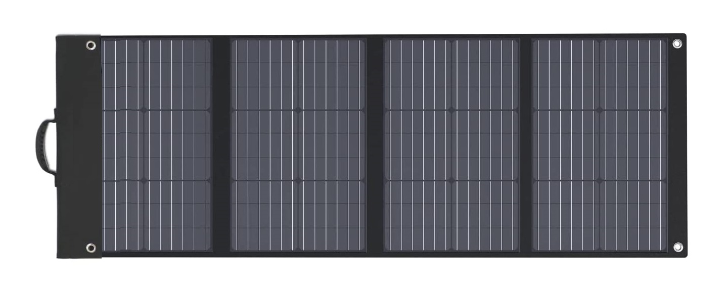 Solární rychlonabíječka TopQ 100W 4 panely černá 94893