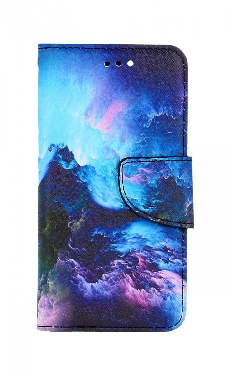 Levně Pouzdro TopQ iPhone SE 2022 knížkové Obloha 74907 (obal neboli kryt na mobil iPhone SE 2022)