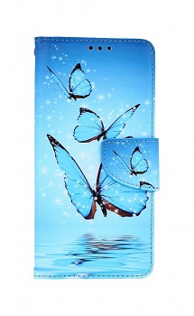 Knížkové pouzdro na Samsung A33 5G Modří motýlci