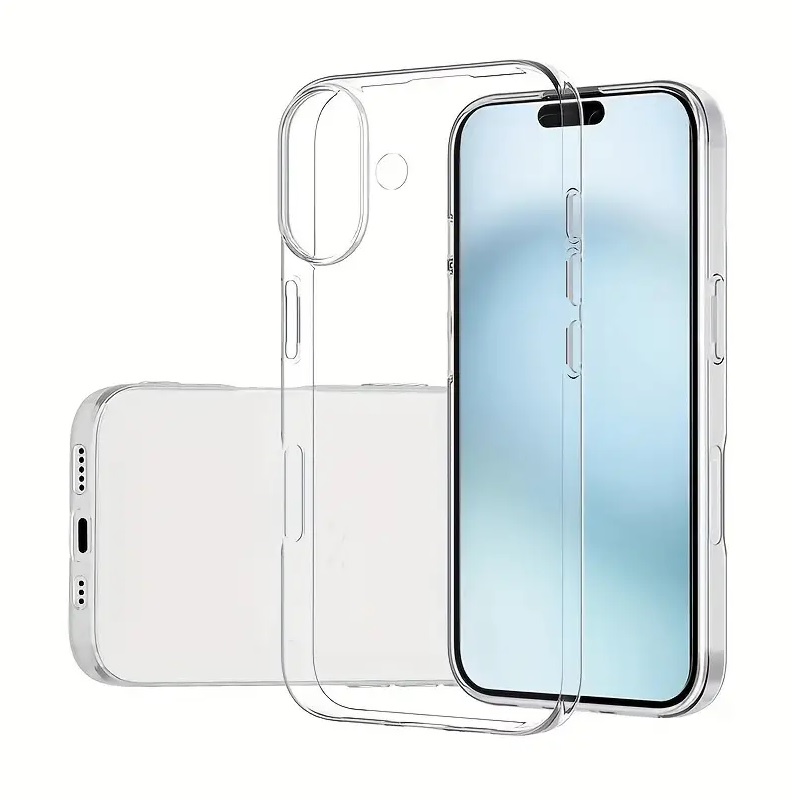 Levně Kryt TopQ iPhone 16 1 mm průhledný 124920 (pouzdro neboli obal na mobil iPhone 16)