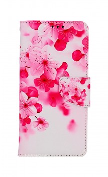 Knížkové pouzdro na Samsung A33 5G Růžové kvítky
