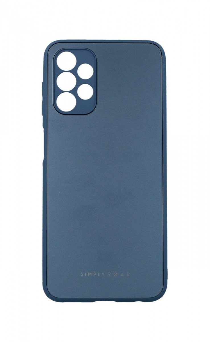 Levně Kryt Matte Roar Samsung A13 modrý 84931 (pouzdro neboli obal na mobil Samsung A13)