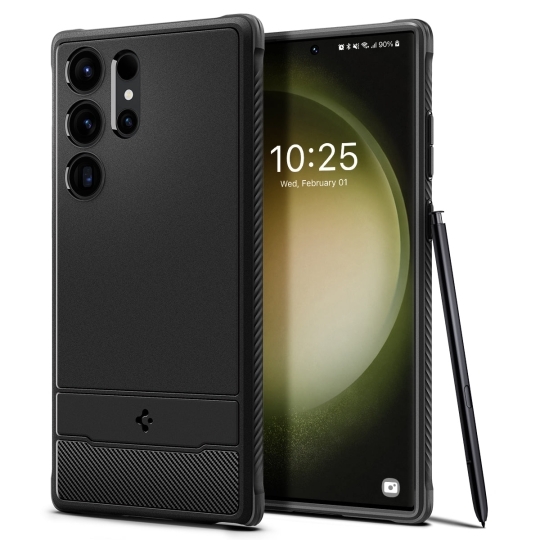 Zadní kryt Spigen Rugged Armor na Samsung S23 Ultra černý
