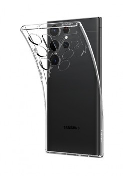 Zadní kryt Spigen Liquid Crystal na Samsung S23 Ultra průhledný