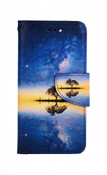 Knížkové pouzdro na iPhone SE 2022 Noční obloha
