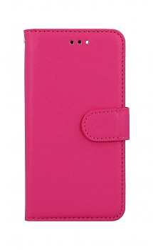 Knížkové pouzdro na iPhone SE 2022 růžové s přezkou