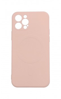 Zadní kryt na iPhone 12 Pro s MagSafe světle ružový
