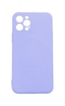 Zadní kryt na iPhone 12 Pro s MagSafe světle fialový