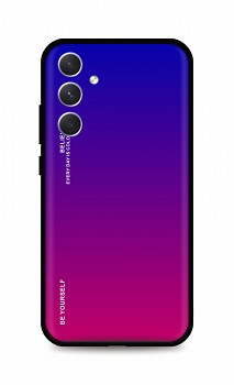 Zadní pevný kryt LUXURY na Samsung A14 duhový fialový