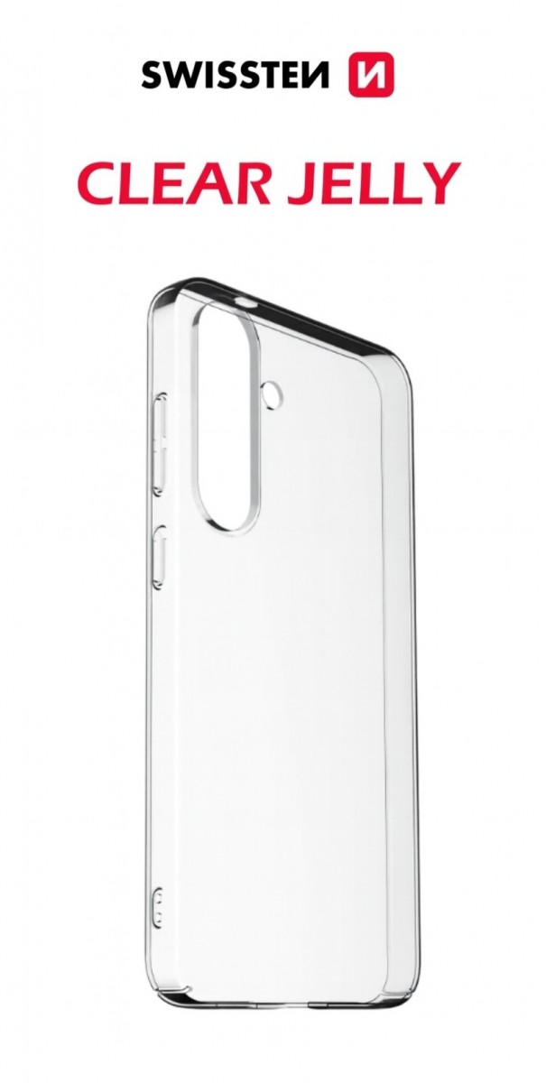 Levně Zadní kryt Swissten Clear Jelly for Samsung A55 průhledný