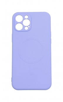 Zadní kryt na iPhone 12 Pro Max s MagSafe světle fialový