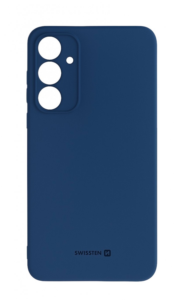 Zadní kryt Swissten Soft Joy pro Samsung A55 modrý