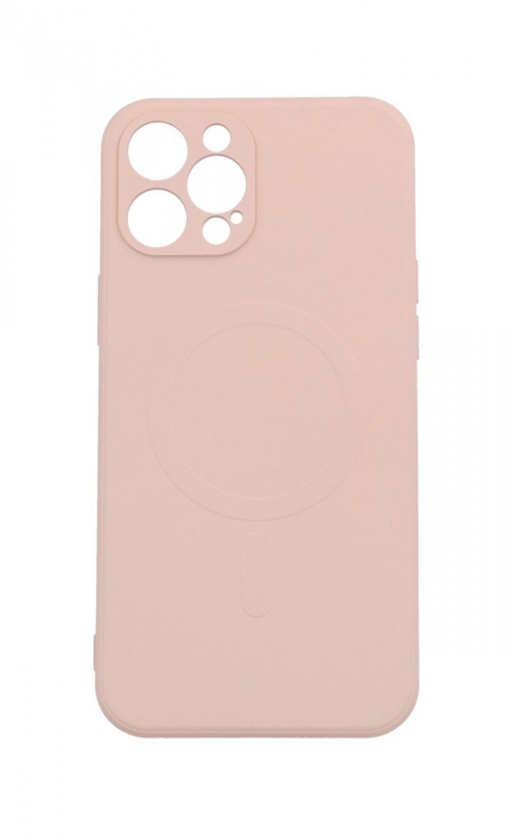 Zadní kryt na iPhone 12 Pro Max s MagSafe béžový