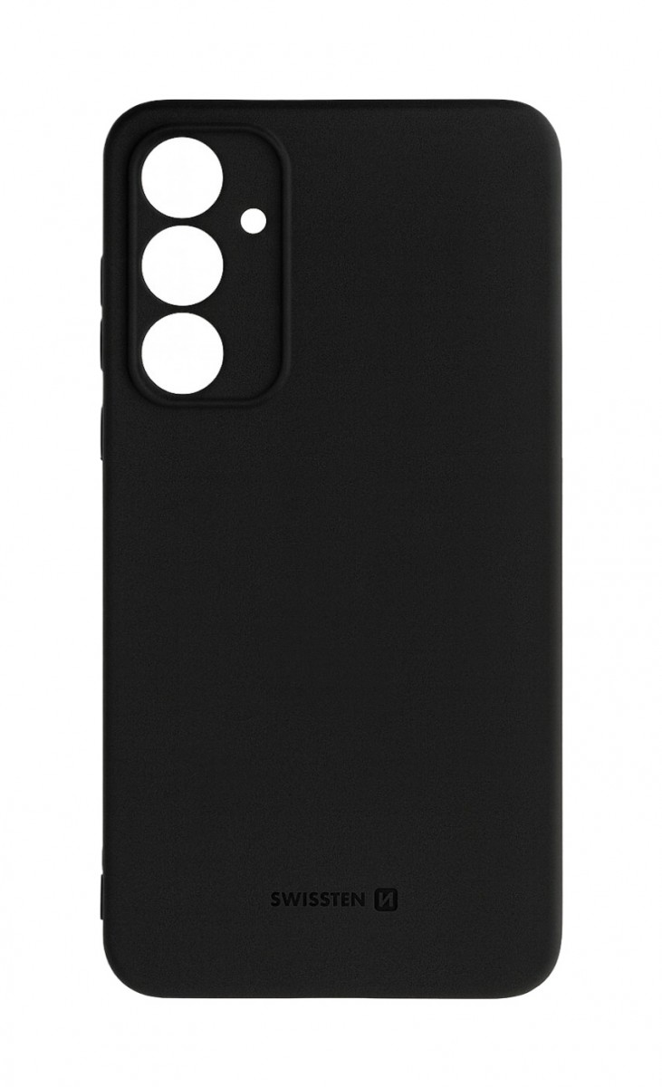 Levně Zadní kryt Swissten Soft Joy pro Samsung A55 černý