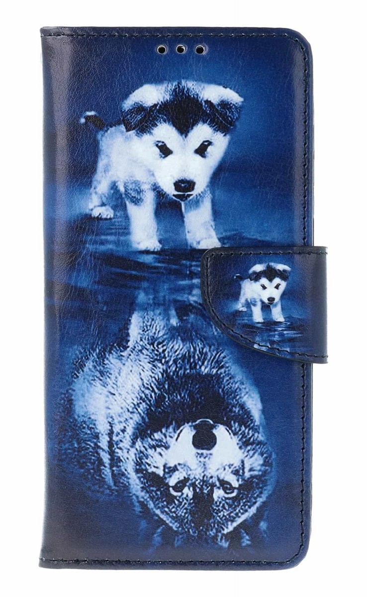 Knížkové pouzdro na Samsung A37 5G Odraz vlka