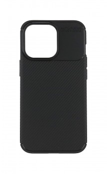 Zadní silikonový kryt Vennus Carbon Elite na iPhone 13 Pro černý