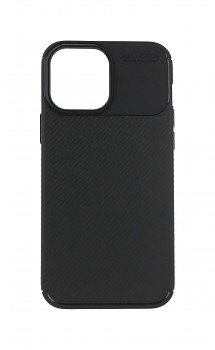 Zadní silikonový kryt Vennus Carbon Elite na iPhone 13 Pro Max černý