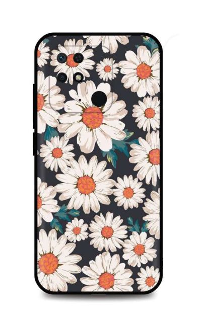 Zadní 3D kryt na Xiaomi Redmi 10C Kopretiny