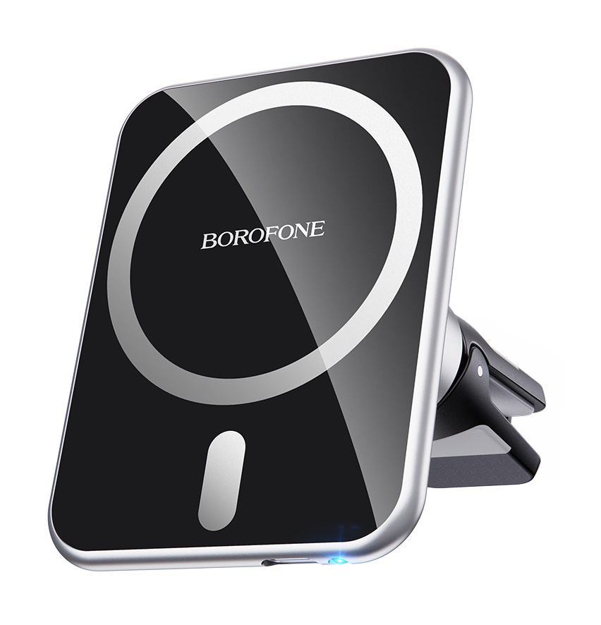 Magnetický držák do auta s MagSafe Borofone BH43 15W černý