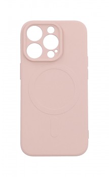 Zadní kryt na iPhone 14 Pro s MagSafe světle růžový