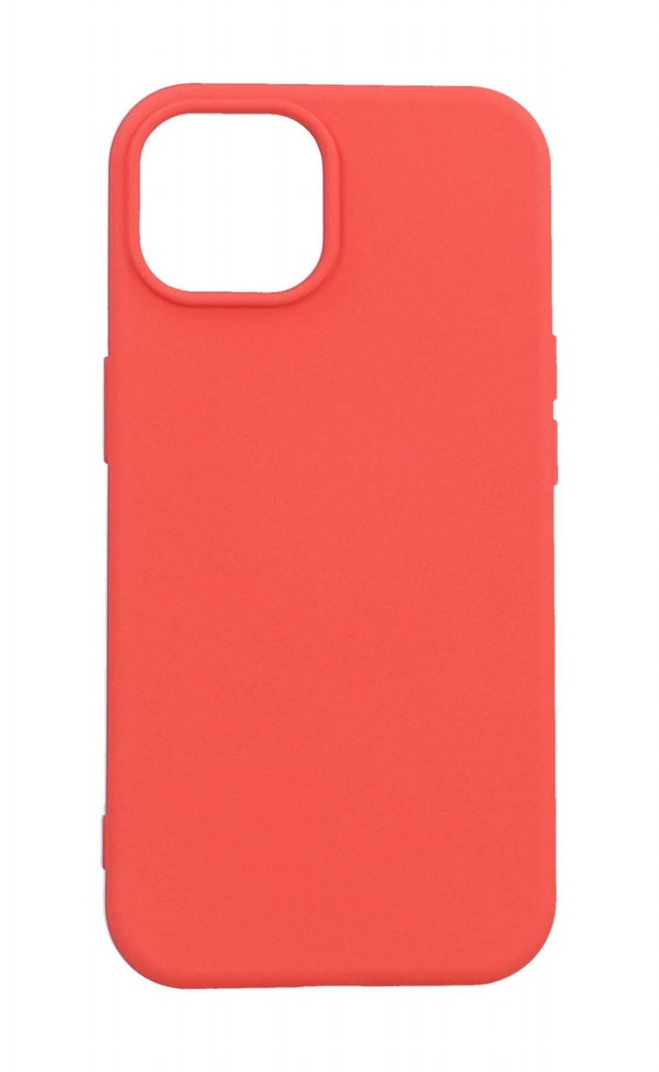 Levně Kryt TopQ Essential iPhone 15 broskvový 105065 (pouzdro neboli obal na mobil iPhone 15)