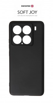Zadní kryt Swissten Soft Joy pro Xiaomi 15 černý