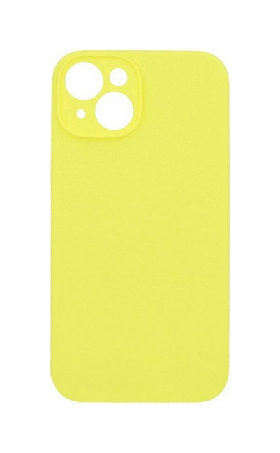 Levně Kryt TopQ Essential iPhone 14 žlutý 85067 (pouzdro neboli obal na mobil iPhone 14)
