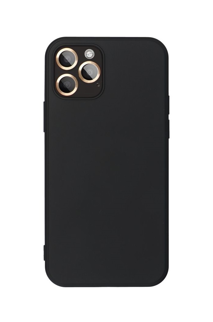 Levně Kryt TopQ Essential iPhone 15 Pro černý 105076 (pouzdro neboli obal na mobil iPhone 15 Pro)