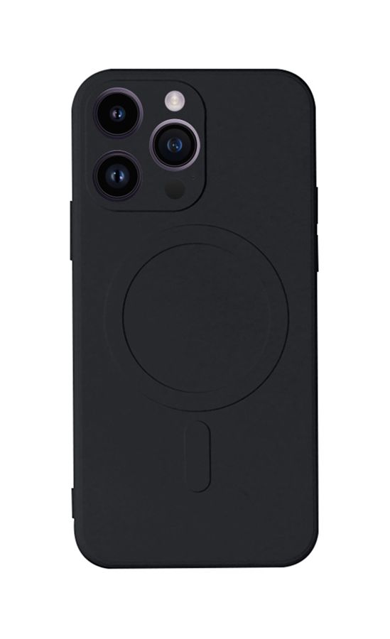 Levně Kryt TopQ iPhone 14 Pro Max s MagSafe černý 85078 (pouzdro neboli obal na mobil iPhone 14 Pro Max)