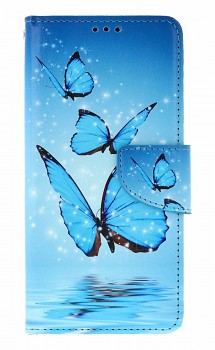 Knížkové pouzdro na Samsung A37 5G Modří motýlci