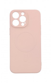 Zadní kryt na iPhone 14 Pro Max s MagSafe světle růžový