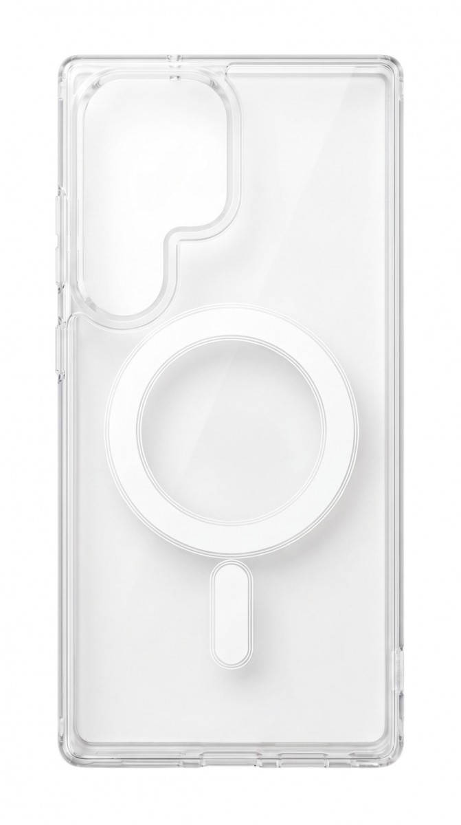 Zadní pevný kryt Clear Magnetic na Samsung S25 Ultra průhledný