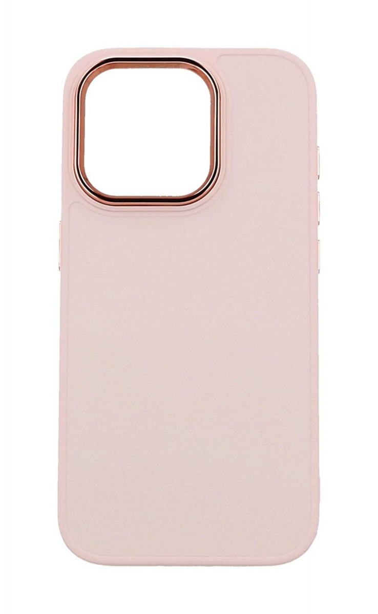 Zadní kryt Frame na iPhone 15 Pro růžový 