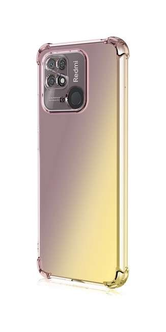 Zadní kryt na Xiaomi Redmi 10C Shock duhový purpurovo-žlutý