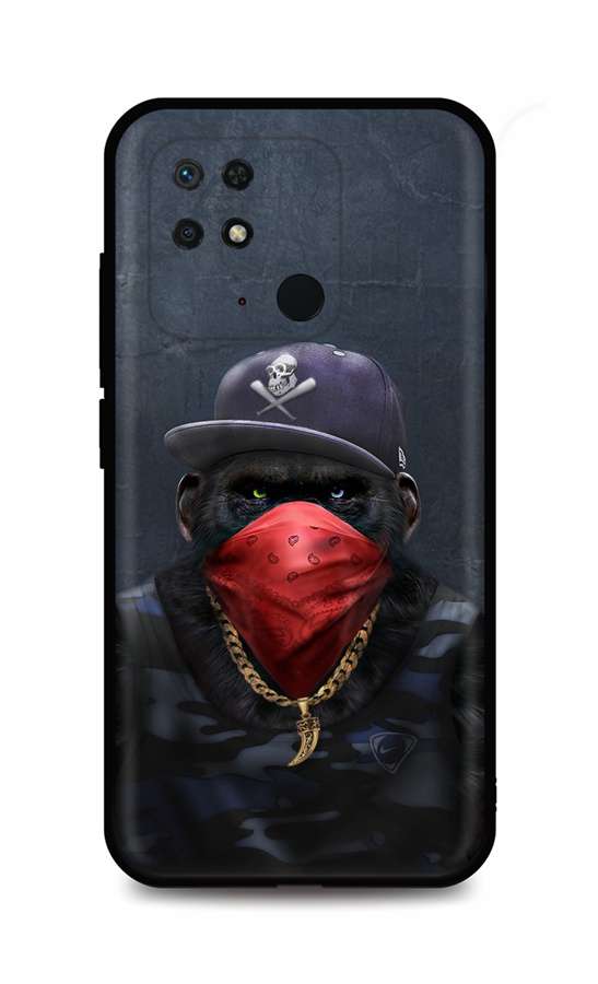 Levně Kryt TopQ Xiaomi Redmi 10C Monkey Gangster 75107 (pouzdro neboli obal na mobil Xiaomi Redmi 10C)