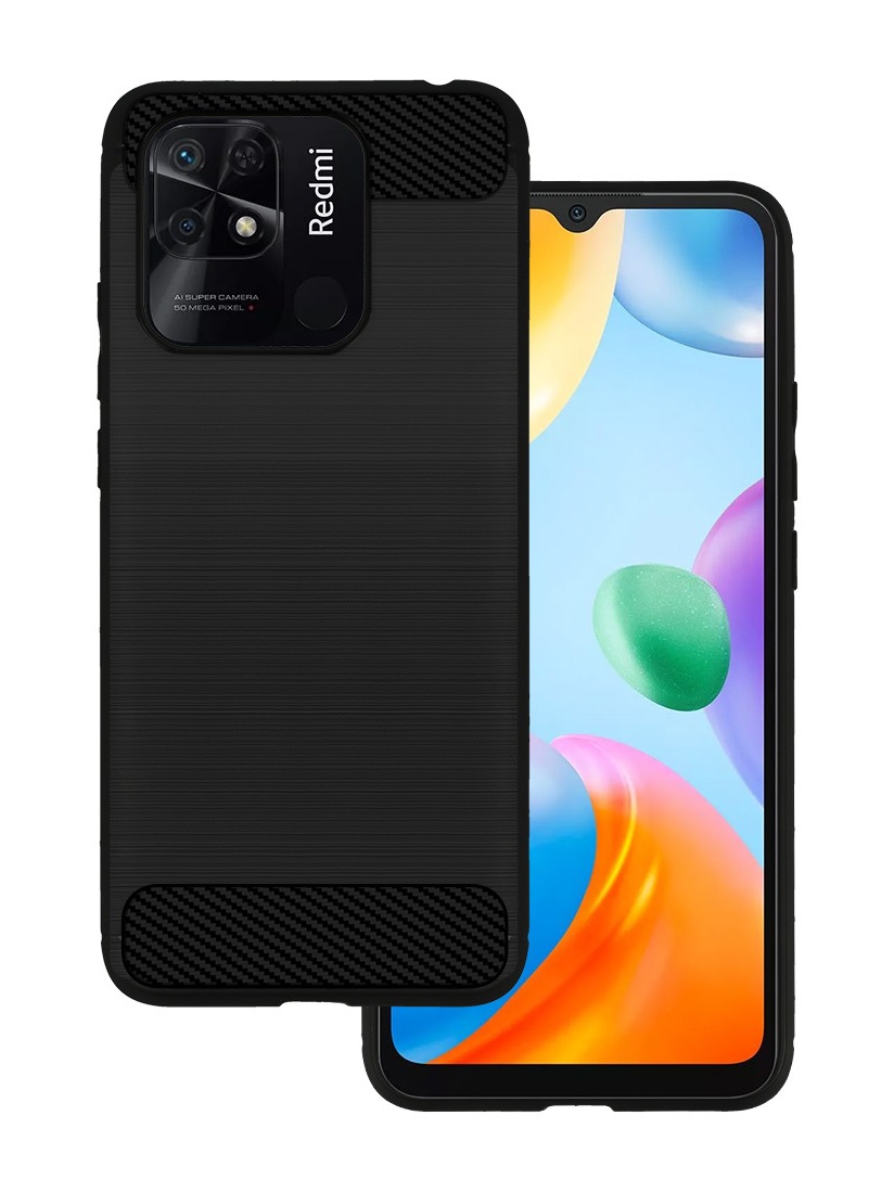 Levně Kryt TopQ Xiaomi Redmi 10C černý 75111 (pouzdro neboli obal na mobil Xiaomi Redmi 10C)