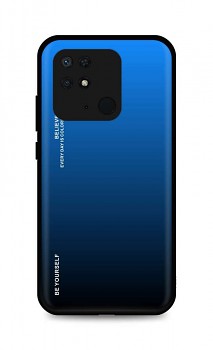 Zadní pevný kryt LUXURY na Xiaomi Redmi 10C duhový modrý