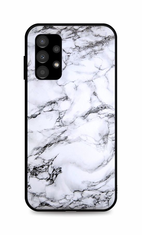 Levně Kryt TopQ LUXURY Samsung A13 pevný Marble White 85142 (pouzdro neboli obal na mobil Samsung A13)