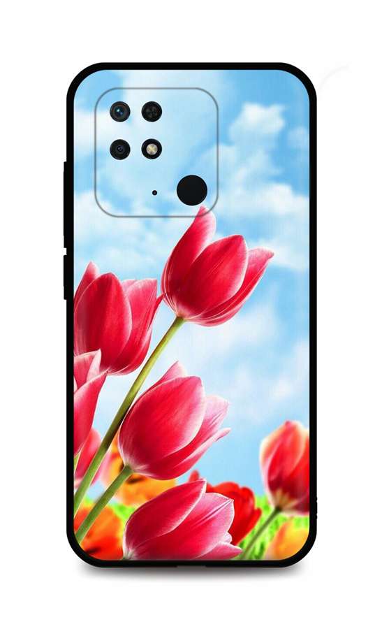 Levně Kryt TopQ Xiaomi Redmi 10C Tulips 75145 (pouzdro neboli obal na mobil Xiaomi Redmi 10C)