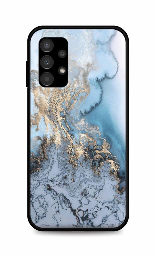 Levně Kryt TopQ LUXURY Samsung A13 pevný Marble Blue 85171 (pouzdro neboli obal na mobil Samsung A13)