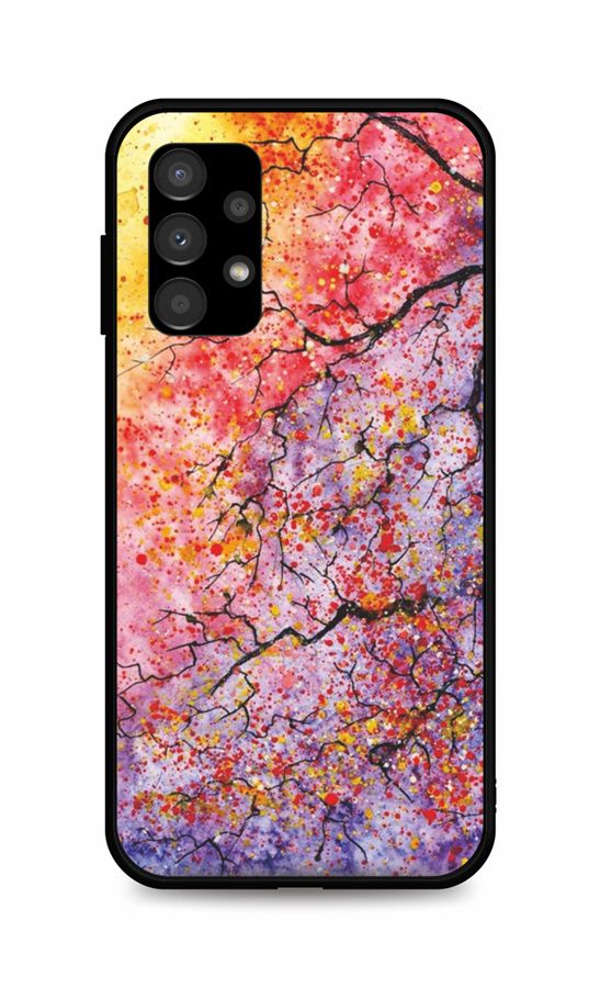 Zadní pevný kryt LUXURY na Samsung A13 Abstract Tree