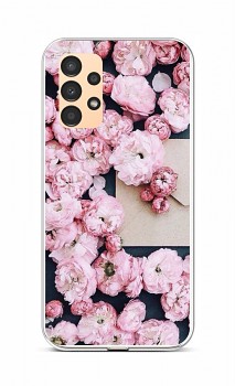 Zadní kryt na Samsung A13 Růžové květy